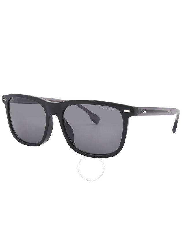 Hugo Boss Polarized Grey Square Men's Sunglasses BOSS 1402/F/S 0807/M9 58 - HUGO BOSS - BALAAN 3