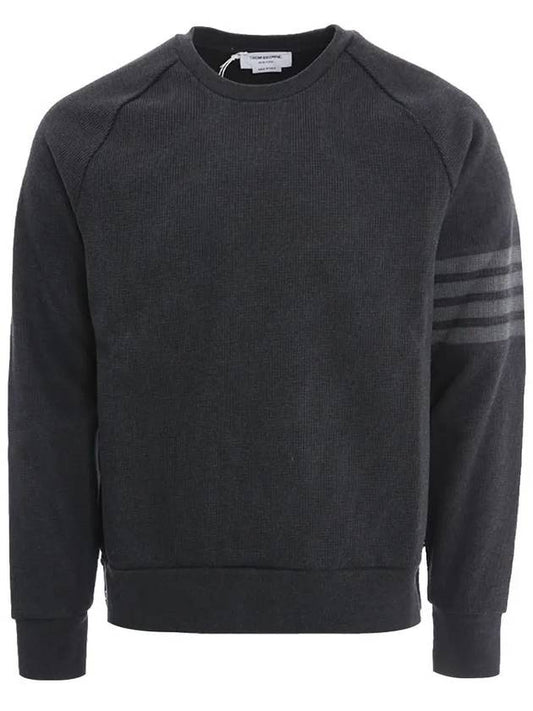 4 Bar Stripe Sweatshirt Dark Grey - THOM BROWNE - BALAAN 2