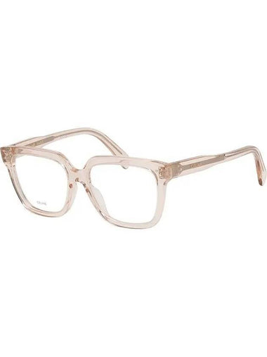 Eyewear Square Glasses Clear Beige - CELINE - BALAAN 1