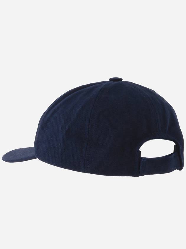 Tyron Logo Cotton Ball Cap Navy - ISABEL MARANT - BALAAN 4