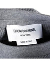 4 Bar Stripe Sweatshirt Grey - THOM BROWNE - BALAAN 7