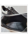 Oversized Leather Tab Low Top Sneakers Black - ALEXANDER MCQUEEN - BALAAN 4