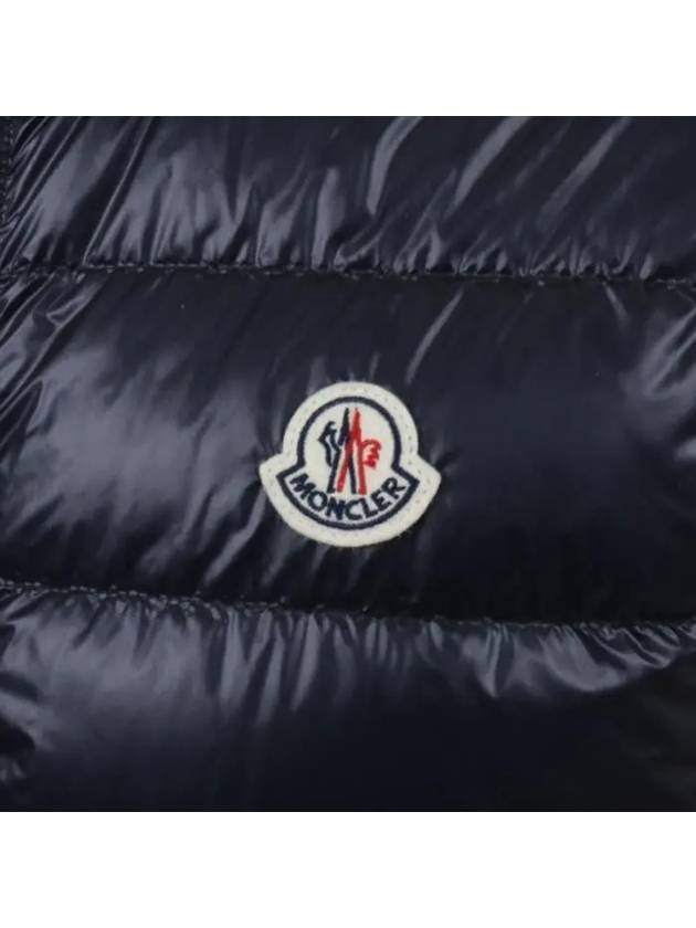 Gui Logo Patch Padded Vest Night Blue - MONCLER - BALAAN 4