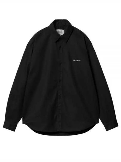 Module Script Long Sleeve Shirt Black - CARHARTT WIP - BALAAN 2