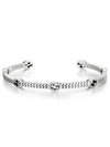 Interlocking G Thin Bracelet Silver YBA661529001 - GUCCI - BALAAN 3