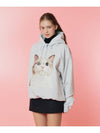 Cat Face Hoodie Melange Grey - ETRE AU SOMMET - BALAAN 5