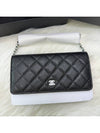 Classic WOC Caviar Black Silver Plate - CHANEL - BALAAN 1