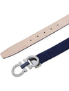 Leather Belt 773356 Blue - SALVATORE FERRAGAMO - BALAAN 2