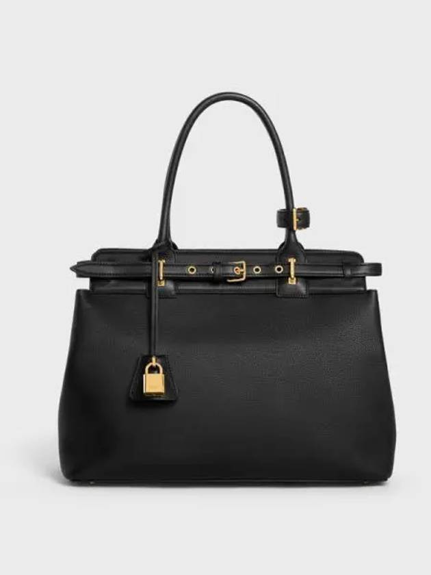 Conti Supple Calfskin Tote Bag Black - CELINE - BALAAN 2