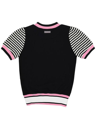 C23MTS005W Striped Top Black - CHUCUCHU - BALAAN 2