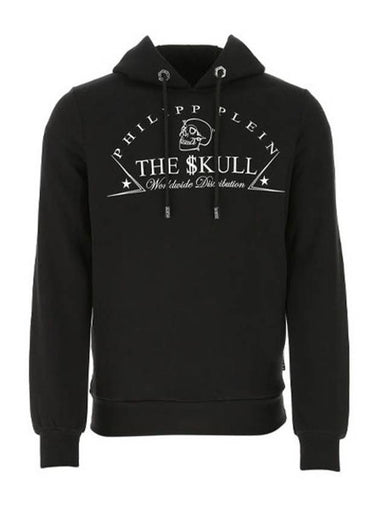 The Skull Hooded Sweatshirt Black Men s MJB1995 PJO002N 0201 - PHILIPP PLEIN - BALAAN 1