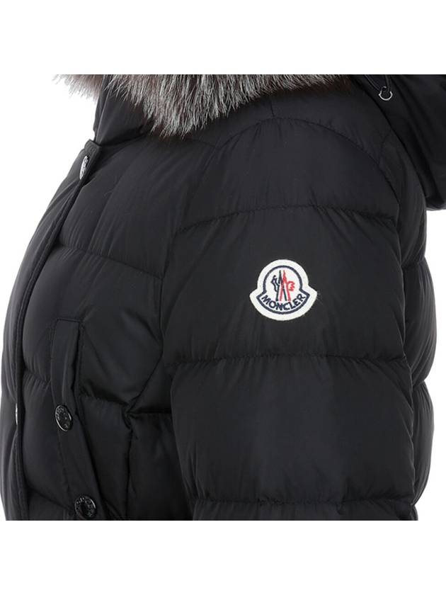 Women's Khloe Fox Fur Padding Black - MONCLER - BALAAN 5