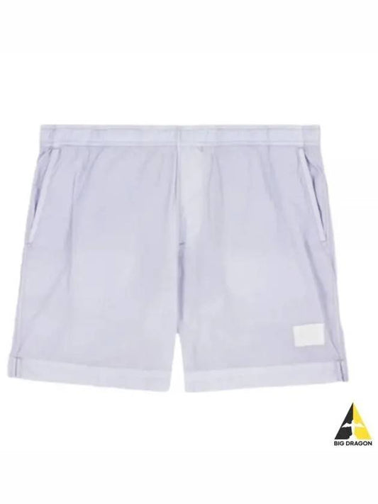 Eco-Chrome R Logo Patch Swim Shorts Purple - CP COMPANY - BALAAN 2