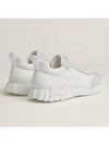 Bouncing Sneakers Mesh Suede Goatskin Blanc - HERMES - BALAAN 4