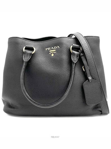 Vitello Phoenix tote and shoulder bag 1BA058 - PRADA - BALAAN 1