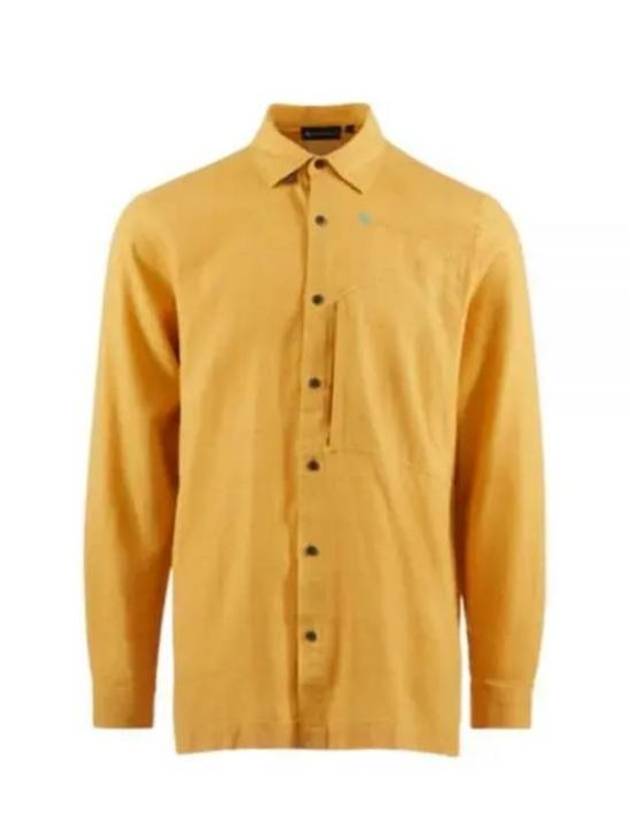 Men's Helheim Long Sleeve Shirt Amber Gold - KLATTERMUSEN - BALAAN 2