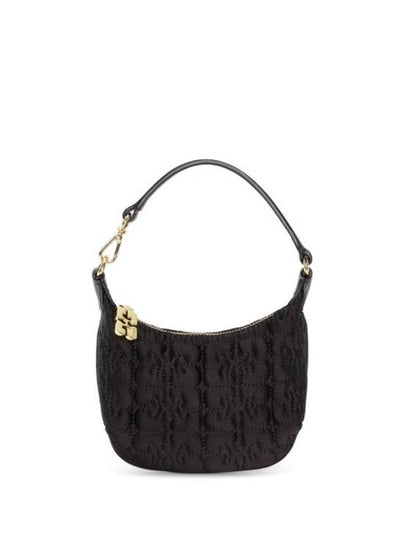 Butterfly Mini Quilted Hand Shoulder Bag Black - GANNI - BALAAN 2