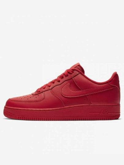 Air Force 1 07 LV8 Low Top Sneakers Triple Red - NIKE - BALAAN 2