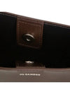 Tangle Small Leather Cross Bag Brown - JIL SANDER - BALAAN.