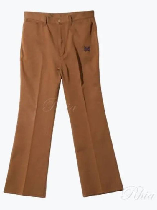 Straight Jeans Brown OT187 Pants Poly Twill - NEEDLES - BALAAN 1