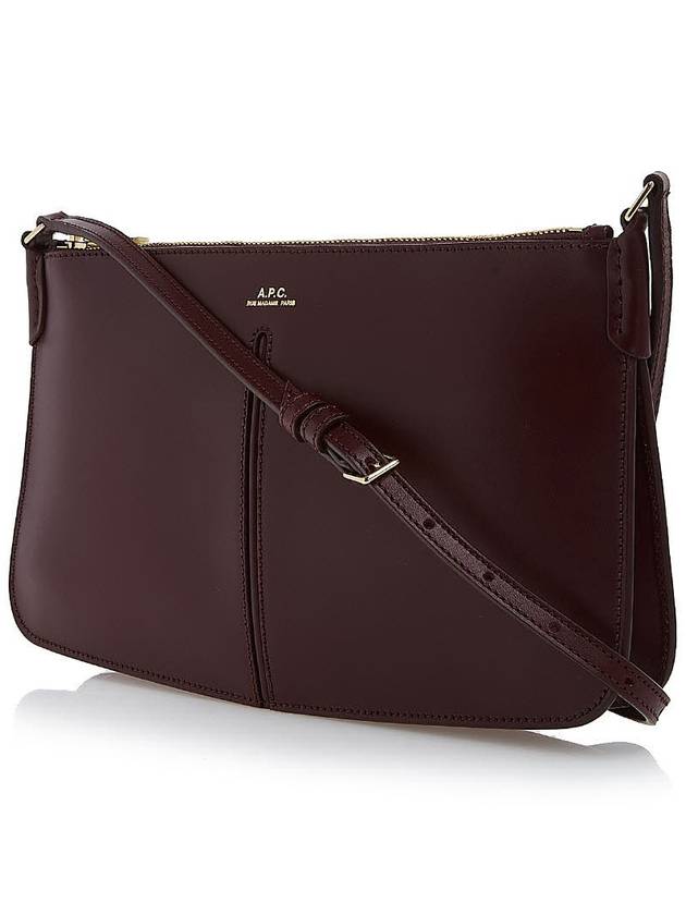 Betty Baguette Cross Bag Burgundy - A.P.C. - BALAAN 3