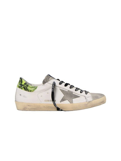 Superstar Neon Tab Low Top Sneakers White - GOLDEN GOOSE - BALAAN 2