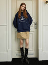 Classic Embroidery Hoodie Classic Navy - KINETO - BALAAN 2