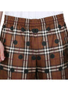 Vintage Check Polka Dot Silk Shorts Brown - BURBERRY - BALAAN 7