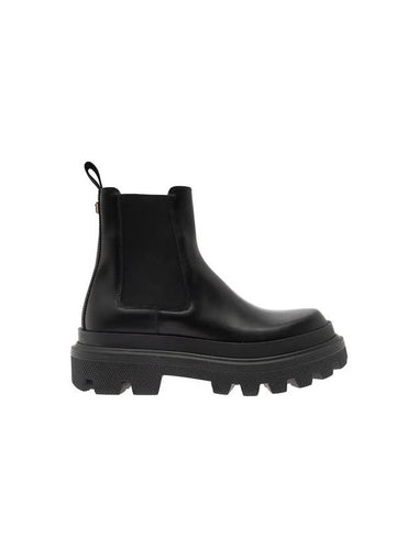 Men's Leather Chelsea Boots Black - DOLCE&GABBANA - BALAAN 1