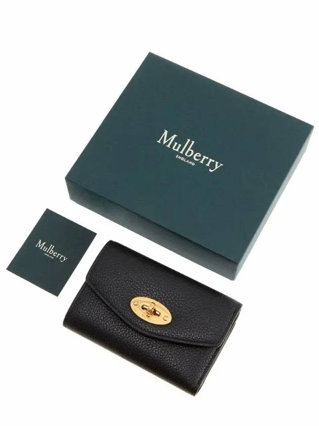 Darley Folded Half Wallet Black - MULBERRY - BALAAN 4