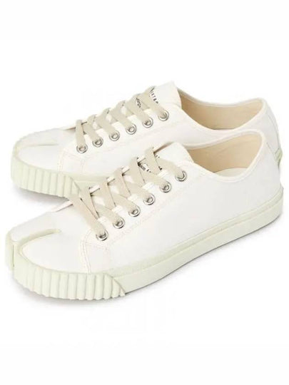 Tabi Cotton Low Top Sneakers White - MAISON MARGIELA - BALAAN 2