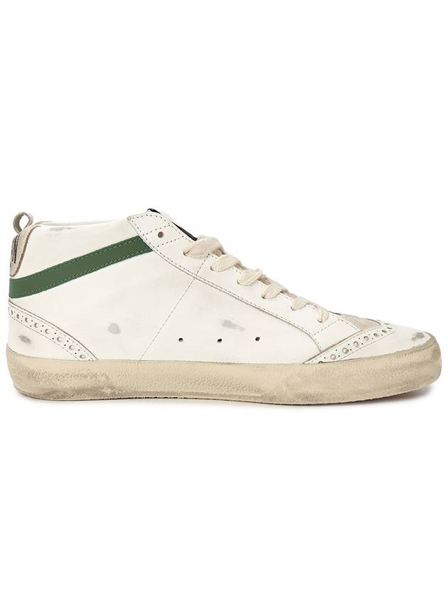 Mid Star High Top Sneakers Green White - GOLDEN GOOSE - BALAAN 5