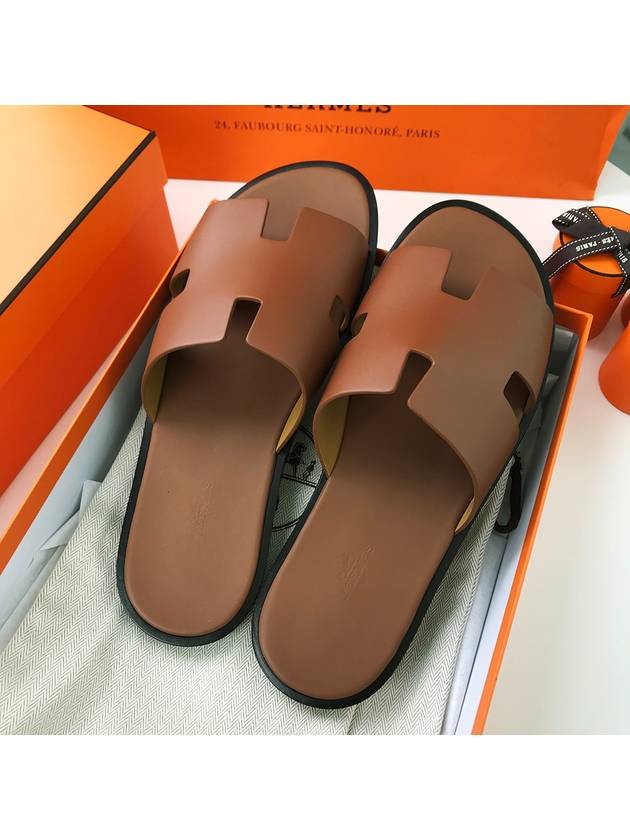 Izmir Sandal Calfskin & Noir - HERMES - BALAAN 8