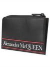 Logo Zipper Card Wallet Black - ALEXANDER MCQUEEN - BALAAN 2