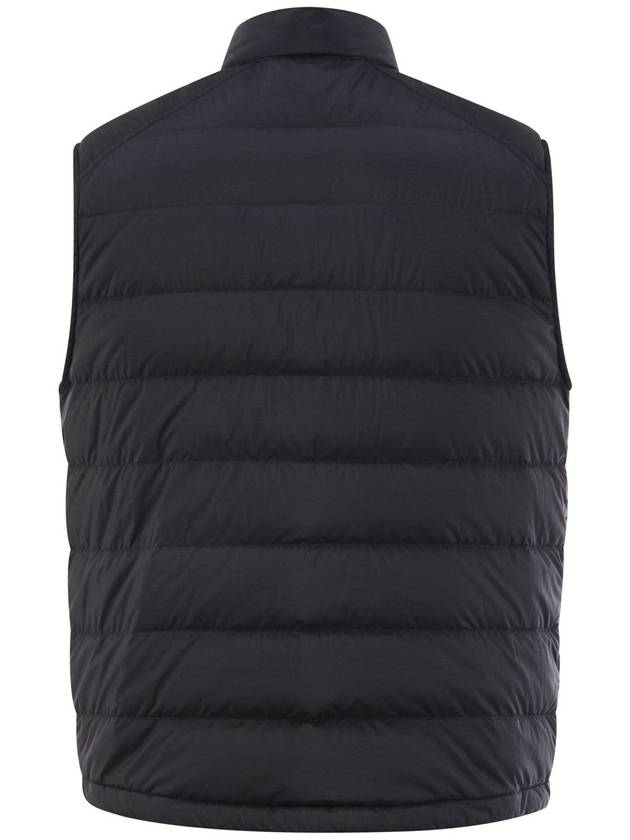 Logo Down Vest Navy - MONCLER - BALAAN 3