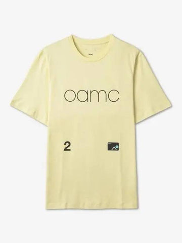 Avery short sleeve t shirt light yellow 23E28OAJ10COT00744745 - OAMC - BALAAN 1