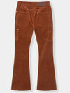 Carpenter Corduroy Flare Pants Cinnamon Brown - KINETO - BALAAN 4