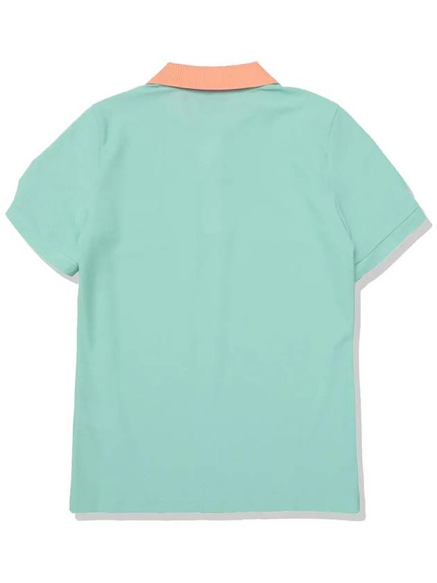 Puff Half Zip Up Collar T-Shirt Women MINT - 20THHOLE - BALAAN 6