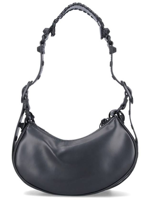 Le Cagole XS Shoulder Bag Latex Nappa Leather Black - BALENCIAGA - BALAAN 4