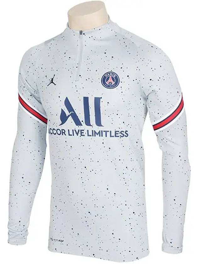 Jordan Paris Saint-Germain ADV Elite 4Th Drill Long Sleeve T-Shirt Grey - NIKE - BALAAN 3