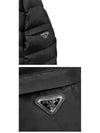 Women s Triangular Logo Belt Goose Down Long Padding Black - PRADA - BALAAN 6