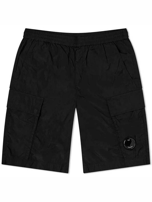 Chrome R Bermuda Shorts Black - CP COMPANY - BALAAN 2