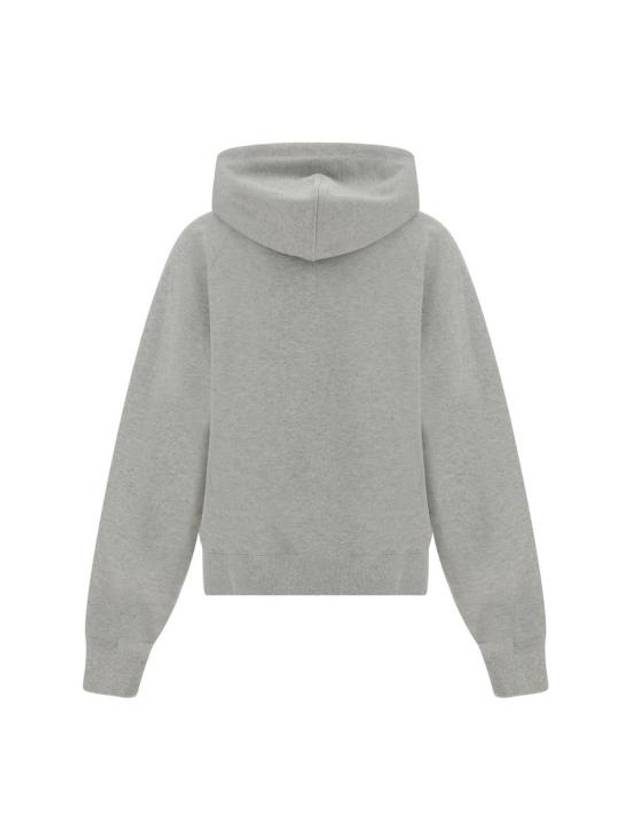 Alexandre Mattiussi Logo Print Hoodie Grey - AMI - BALAAN 3