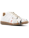 Replica Paint Drop Low Top Sneakers White - MAISON MARGIELA - BALAAN 3