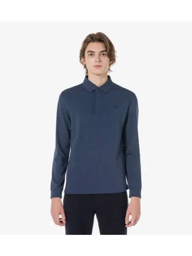 Men s PARIS Long Sleeve Polo Navy - LACOSTE - BALAAN 1