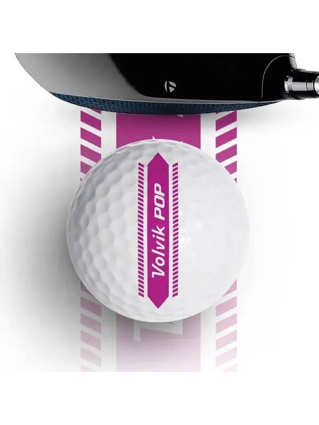 New Pop 3 Piece Putting Track Golf Ball 1 Dozen 12 Balls White - VOLVIK - BALAAN 3