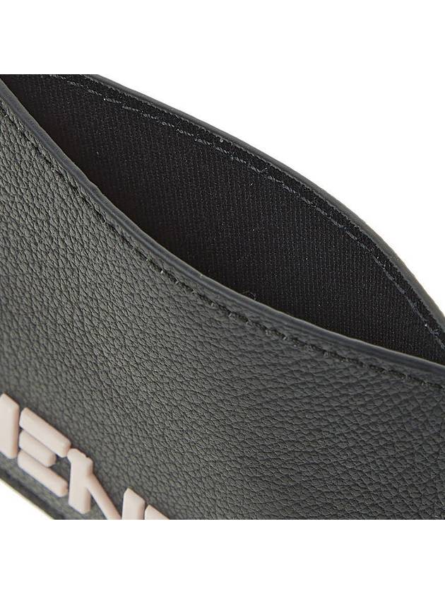 Logo Calf Leather Card Wallet Black - KENZO - BALAAN 10