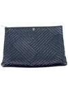 silver clutch large - CHANEL - BALAAN 1