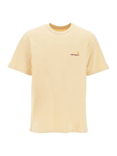 American Script Short Sleeve T-Shirt Rattan - CARHARTT WIP - BALAAN 1