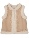 Kids Women s Fox Shirring Vest Beige C15D77 148 - CHLOE - BALAAN 1